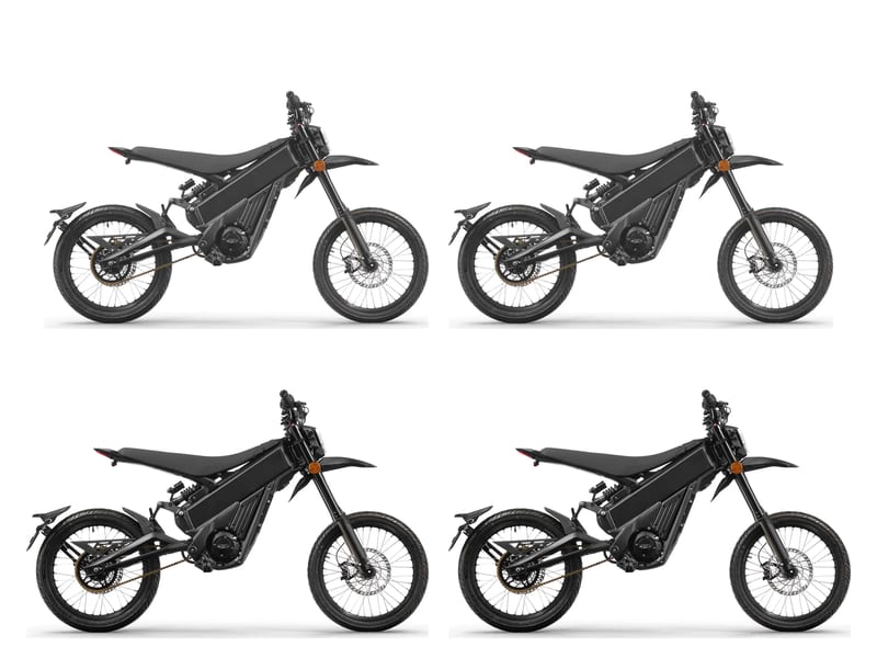 Vier Talaria X3 Pro nebeneinander – der Bestellumfang einer Verleihflotte