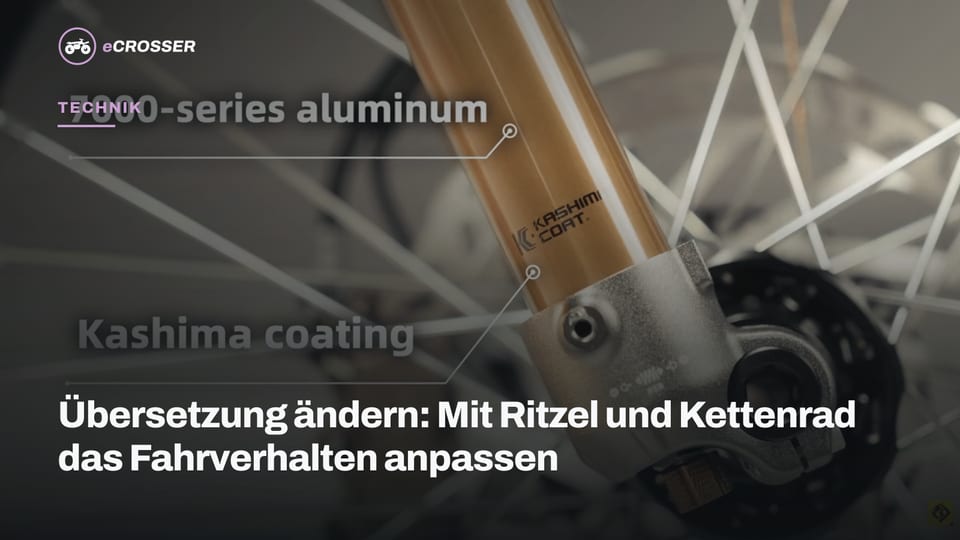 Übersetzung ändern: Mit Ritzel und Kettenrad das Fahrverhalten anpassen
