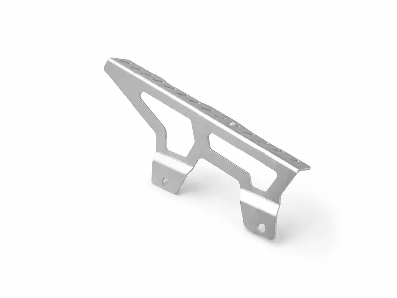 Aluminium-Kettenschutz für SURRON Ultra Bee – Silber – Ansicht 1