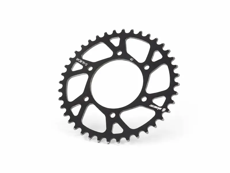 WARP 9 Aluminium-Kettenrad 40T für SURRON Ultra Bee – Ansicht 1
